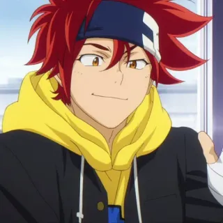 🌶 Reki Kyan SK8 the Infinity Anime, SK8 the Infinity, Reki Kyan, Charakter, Porträt telegram sticker