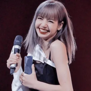 😁 Lisa Lisa, Blackpink, cantora, artista, K-pop, música, ídolo whatsapp sticker