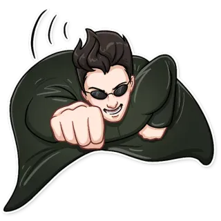 The Matrix telegram stickers