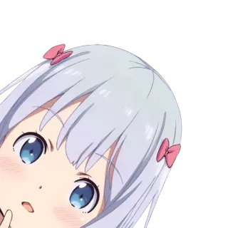 😍 Sagiri Izumi Eromanga Sensei Anime, Sagiri Izumi, Eromanga Sensei, süß, Mädchen, Charakter telegram sticker