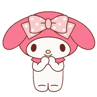 😊 My Melody My Melody, Sanrio, lindo, kawaii, dibujos animados telegram sticker