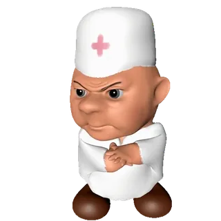 👨⚕️ dokter, cartoon, medisch, boos, personage, grappig whatsapp sticker