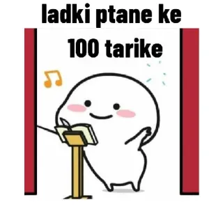 😂 ladki ptane ke
100 tarike humor, kartun, motivasi, lucu, musik, cinta, hubungan telegram sticker