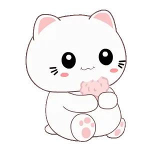 🍪 고양이, 귀여운, 동물, 만화, 스티커 telegram sticker