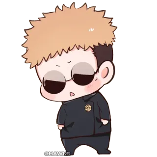 😎 @HAWKS Anime, Manga, Cartoon, Charakter, Kunst, Zeichnung telegram sticker