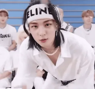 💋 CELINE K-pop, penyanyi, Hyunjin, Stray Kids, band, pria whatsapp sticker