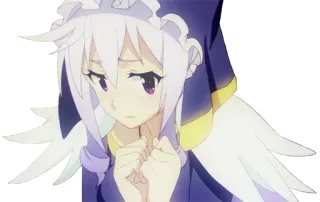 😦 Aqua Konosuba 动漫, 女孩, 哭泣, 角色, 可爱 telegram sticker