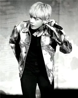 😕 Person, Sänger, Mann, Mikrofon, Porträt, Künstler telegram sticker