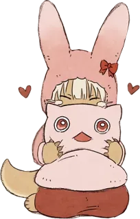 ☺️ อนิเมะ, คาวาอิ, น่ารัก, ผู้หญิง, กระต่าย whatsapp sticker