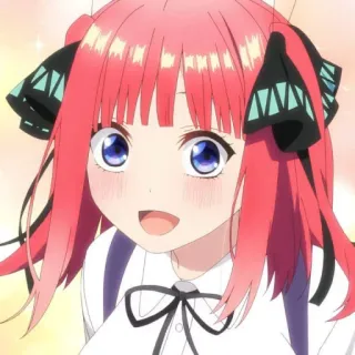 😍 Nino Nakano The Quintessential Quintuplets Anime, Chica, Linda, Retrato, Nino Nakano telegram sticker