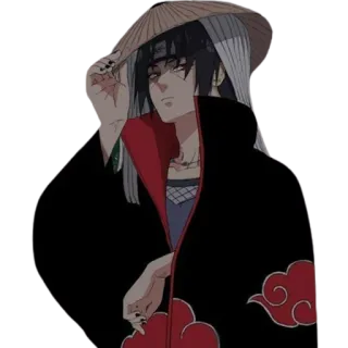 😑 Itachi Uchiha Naruto итачи, учиха, наруто, аниме, манга, персонаж, ниндзя, наклейка telegram sticker