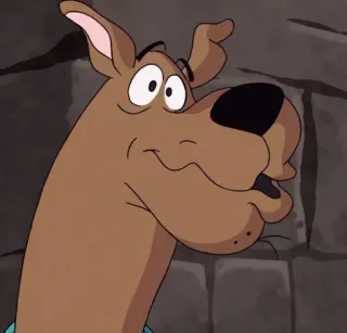 🤪 Scooby-Doo dog, cartoon, scooby doo, character telegram sticker
