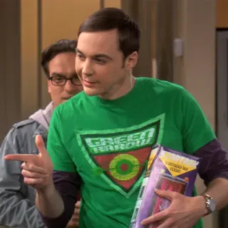 👍 Sheldon Cooper The Big Bang Theory Green Arrow the big bang theory, sheldon cooper, green arrow, tv show, geek, arrow, comic book, dc comics telegram sticker