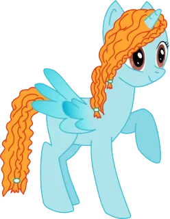 👍 pony, cartoon, my little pony, pegasus, cute, animal telegram sticker