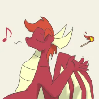 Red Lizard's stickies telegram stickers
