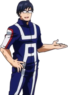 😎 Tenya Iida My Hero Academia Anime, My Hero Academia, Tenya Iida, Personaje telegram sticker