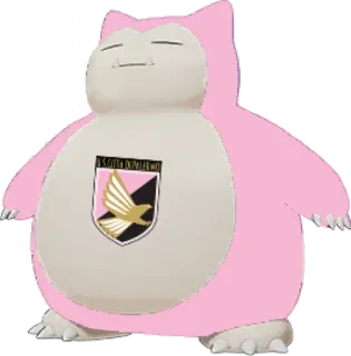 🦅 Snorlax U.S. CITTA DI PALERMO pokemon, snorlax, pegatina, fútbol, deportes, palermo, fútbol italiano telegram sticker