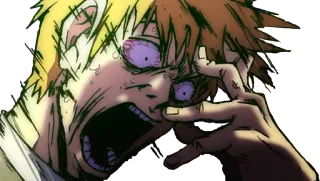 😰 Anime, Manga, gestresst, besorgt, geschockt, Panik, verärgert whatsapp sticker