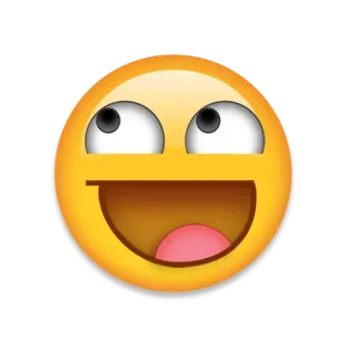 😄 Emoji, Meme, Engraçado, Trollface telegram sticker