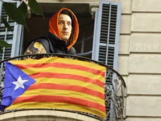 😳 Catalogne, Estelada, drapeau, indépendance, politique, indépendance catalane whatsapp sticker