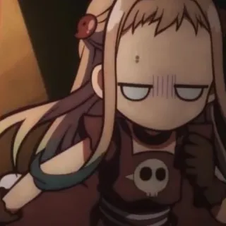 🥬 Anime, Manga, Chibi, Crâne, Dessin animé, En colère telegram sticker