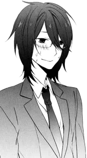 ☺️ Anime, Manga, Personaje, Gafas, Traje telegram sticker