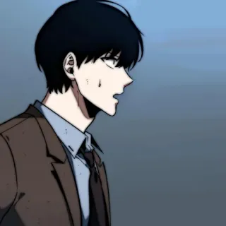🗯 Anime, Manga, Personaje, Manhwa, Ilustración, Retrato telegram sticker