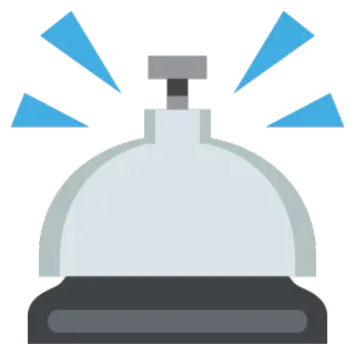 🍲 cloche, sonnerie, service, notification, alarme, son whatsapp sticker