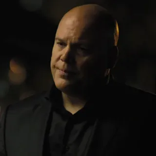 🥊 Wilson Fisk Daredevil vilain, caïd, parrain, mafia whatsapp sticker