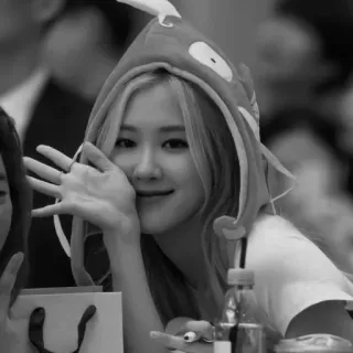 ⬛ Rose Rosé, Blackpink, K-pop, Piosenkarka, Idol telegram sticker
