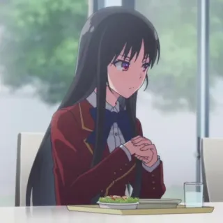 😑 Horikita Suzune Classroom of the Elite anime, horikita, classroom of the elite, schoolgirl, horikita suzune telegram sticker
