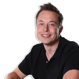 😁 Elon Musk Elon Musk, entrepreneur, business, tech, SpaceX, Tesla telegram sticker