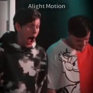 😧 Alight Motion gente, hombres, emocional, expresión telegram sticker