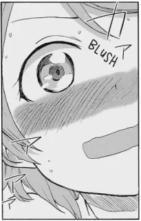 😳 BLUSH blush, anime, manga, emotional telegram sticker