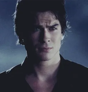🦇 Damon Salvatore The Vampire Diaries Wampir, Ian Somerhalder, Nadprzyrodzone, Dramat, The CW telegram sticker