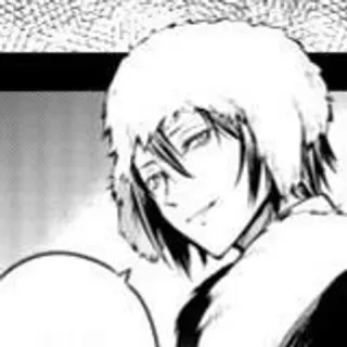 🐁 Fyodor Dostoevsky Bungo Stray Dogs Anime, Manga, Bungo Stray Dogs, Fjodor Dostojevski, Personage, Portret telegram sticker