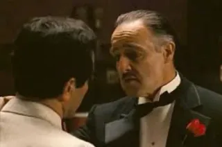 😐 Vito Corleone The Godfather film, mafia, kriminal, keluarga, klasik telegram sticker