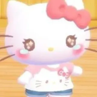 😭 Hello Kitty hello kitty, sanrio, kawaii, słodkie, kreskówka, postać telegram sticker