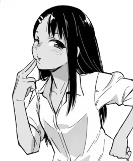 🖤 anime, girl, manga, character, illustration telegram sticker