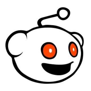 😀 Reddit, Alien, Logo, Mascotte, Avatar telegram sticker