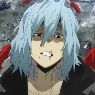 🧵 Tomura Shigaraki My Hero Academia アニメ, 悪役, 不気味, マンガ, 死柄木 telegram sticker