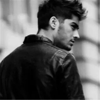 ▪️ Zayn Malik Zayn Malik, ca sĩ, người nổi tiếng, chân dung, trắng đen, đàn ông, One Direction telegram sticker