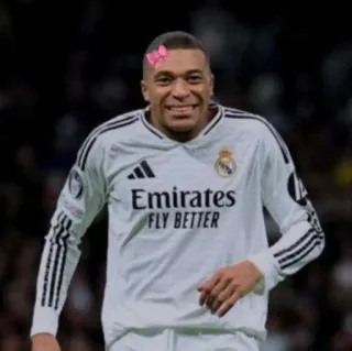 💋 Kylian Mbappé Real Madrid Emirates FLY BETTER telegram sticker