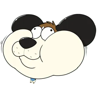 🎈 cartoon, funny, big head, exaggerated, animation, character whatsapp sticker
