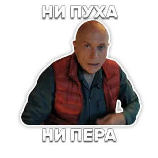 🐓 НИ ПУХА
НИ ПЕРА good luck, russian, expression, man, sticker telegram sticker