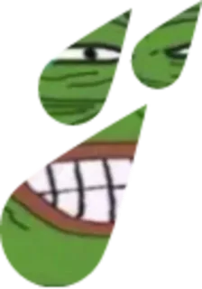 🐸 Pepe the Frog pepe, rã, meme, meme da internet, rã de desenho animado whatsapp sticker