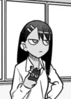 😒 Nagatoro Don't Toy with Me, Miss Nagatoro Anime, Nagatoro, Kreskówka telegram sticker