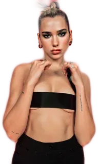😏 Dua Lipa Dua Lipa, Sängerin, Promi, Popstar, Frau, Mode, Porträt whatsapp sticker