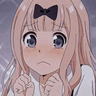 🌟 Chika Fujiwara Kaguya-sama: Love Is War anime, Chika Fujiwara, Kaguya-sama, schattig, meisje telegram sticker