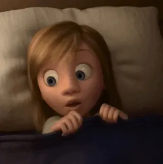 🤖 Riley Andersen Inside Out Riley, Inside Out, Disney, Pixar, cartoni animati telegram sticker